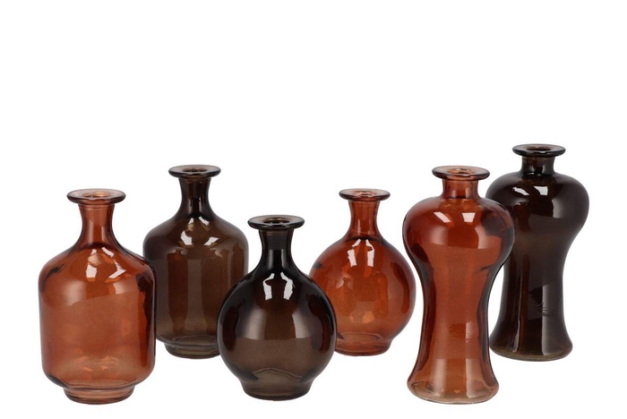 <h4>Taylor Brown Vase Ass 8x12cm</h4>