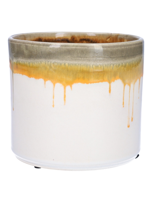 <h4>DF03-884640667 - Pot Gus d14.5xh12.8 green/orange</h4>