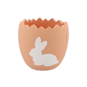 Easter Rabbit Pot Orange 17,5x17,5x17cm Nm