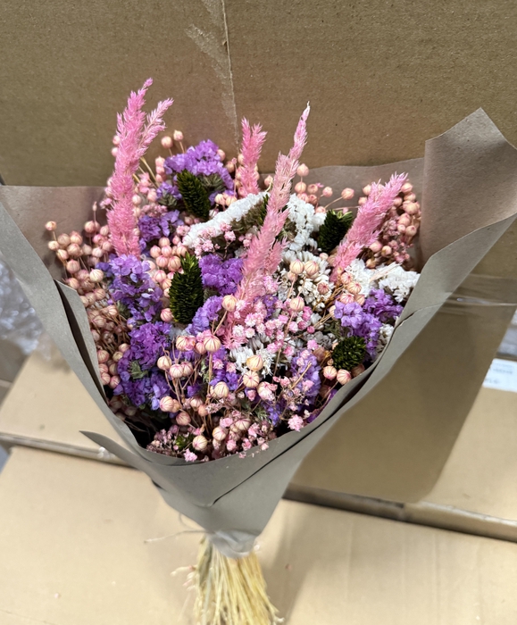 <h4>Dried bouquet 'XXL purple'</h4>