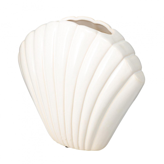 <h4>Maritime Ceramics vase Shell d26*22cm</h4>