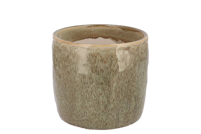 Iron Stone Sand Glazed Pot 13x13cm