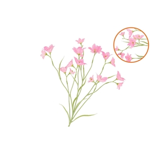 Silk Lucky Clover Pink 99cm