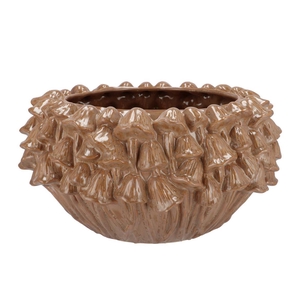 Milou Scottish Sand Fungi Bowl 35x35x18cm Nm