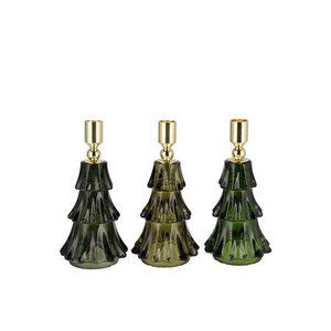 Jazz Majestic Green Candle Holder X-mas Tree Ass 9
