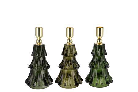 <h4>Jazz Majestic Green Candle Holder X-mas Tree Ass 9</h4>