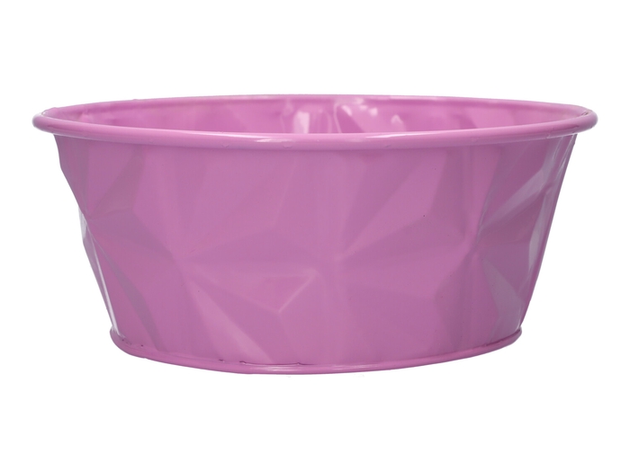<h4>DF04-666774900 - Planter Zinna d21.5xh9 lavender</h4>