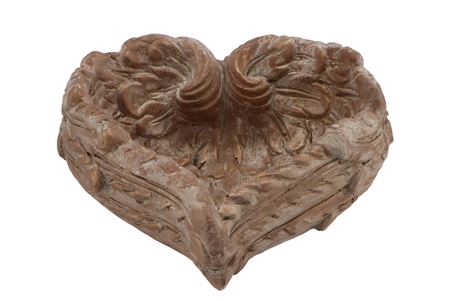 <h4>Concrete Saint Gold Heart Wings 19x8cm</h4>