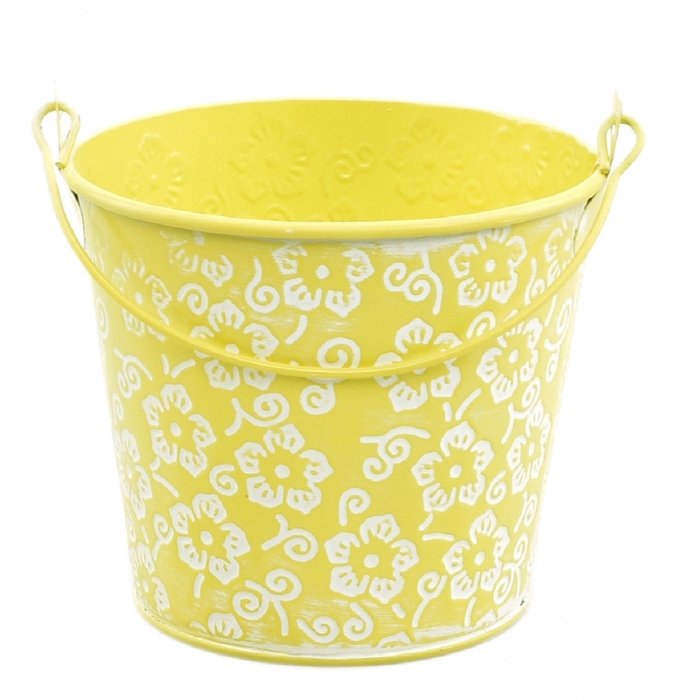 <h4>Zinc Flower pot d13.5*13cm</h4>