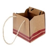 Bag Sporty carton 9,5x8,5xH9,5cm red