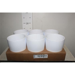 Keramische Pot H% White Matte