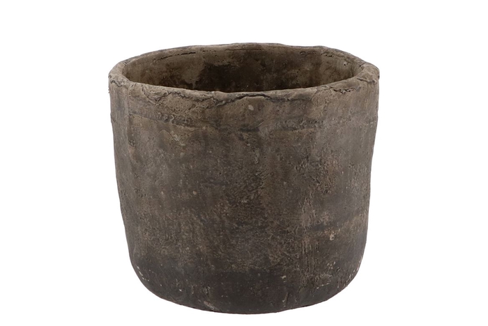 <h4>Iron Stone Gris Pot 16x14cm</h4>