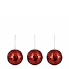 Christmas bauble Mirrow ball 80mm x3