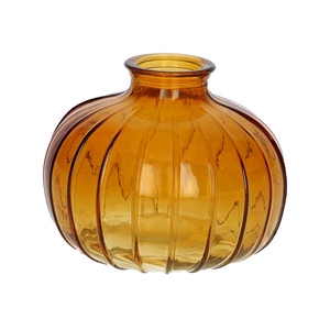 Bottle Carmen d4/10.5xh8.5 ochre tr