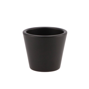 Vinci Matt Black Container Pot 12x10cm Nm