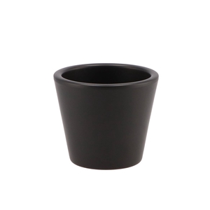 Vinci Matt Black Container Pot 12x10cm