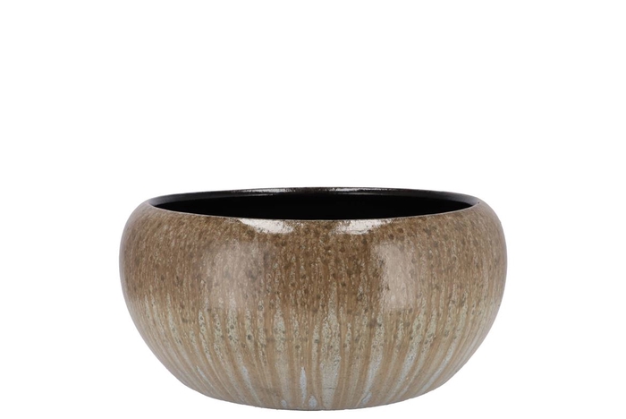 Jade Sand Bowl Round 24x12cm Nm