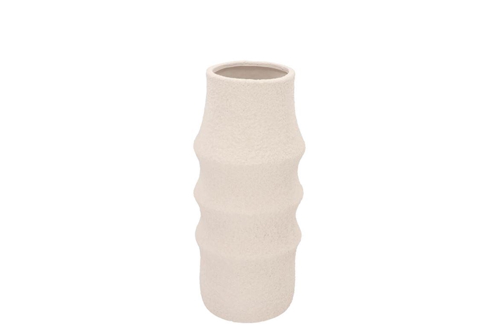 Cascais White Vase 15x15x30cm