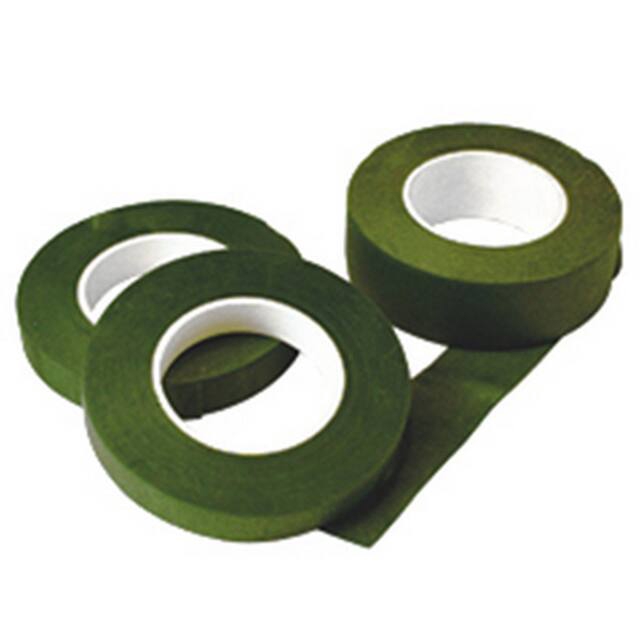 <h4>flower tape 25mm x 27.5mtr green</h4>