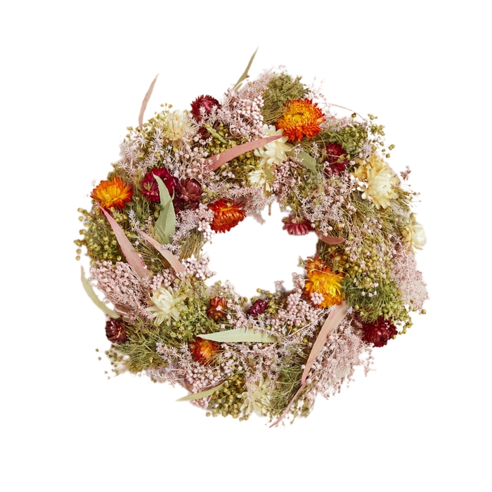 Dried Wreath Multi Small