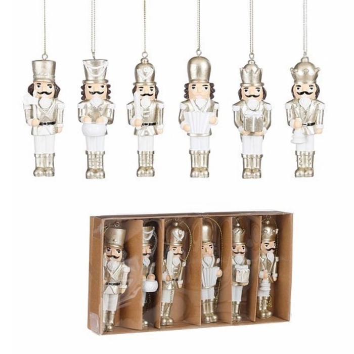 <h4>Kerst Hanger notenkraker 4*10.5cm x6</h4>