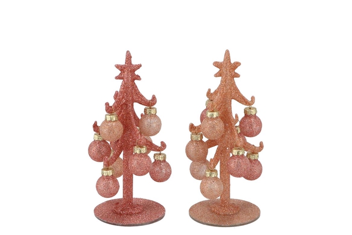 <h4>Sparkly Nude/pink X-mas Tree Ass 7x15cm</h4>