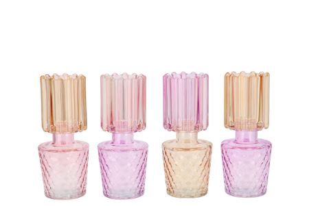<h4>Bicolore Dreamy Pastel Mix Vase Ass 8x17cm</h4>