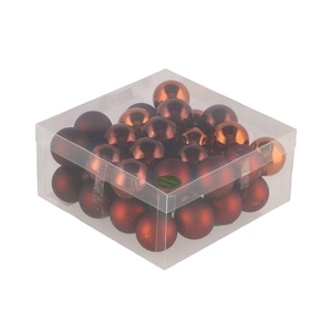 Glass Ball Combi Brown 40mm P/36