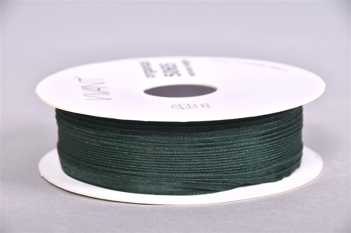Ribbon Organza 69 Dark Green 50mx7mm Nm