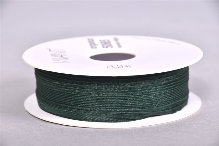 Lint Organza 69 Dark Green 50mx7mm