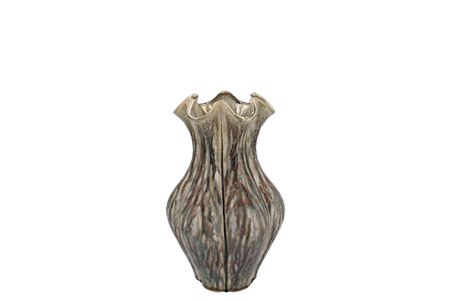 <h4>Inga Driss Green Vase Active Glaze 15x15x20cm Nm</h4>