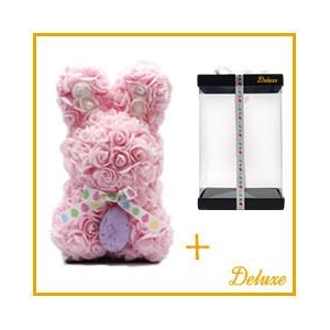 Pasen Foam paashaas 25cm+standaard