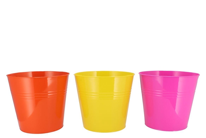 <h4>Zinc Dutch Orange Mix Bucket Basic Ass 22x20x16cm</h4>