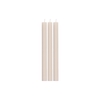 Frosty Ivory Mix Taper Candle 2x25cm