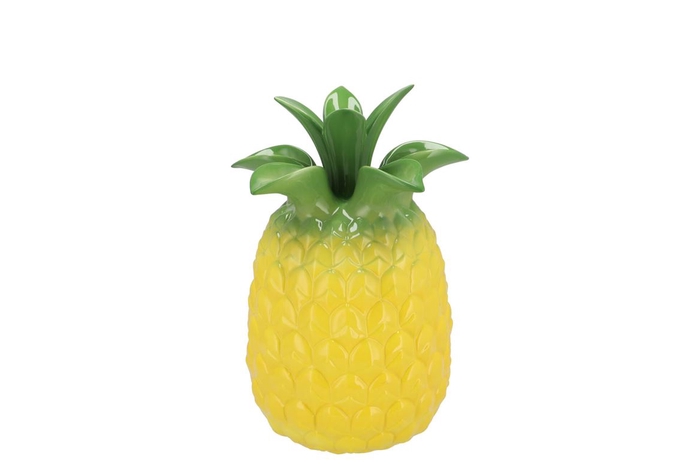 <h4>Pineapple Tropical Yellow Vase 16x16x22cm</h4>