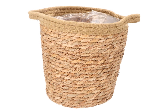 <h4>Tripoli Basket Pot Natural 23x23cm Nm</h4>