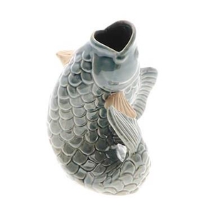 Maritime Ceramics fish vase d13*17.5cm