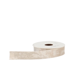 Ribbon Velvet Ice Off White 5mx25mm Nm