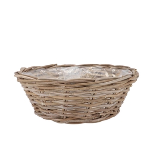 Rattan Kuboo Basket Low 40x13cm