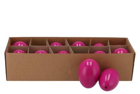 <h4>Eggs Goose Fuchsia 6x8cm P/12</h4>