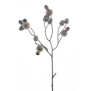 Wild fruit spray 62cm brown/red