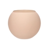 DF02-883918600 - Glass bowl Alverda Lines d12/19xh15.5 light grey matt
