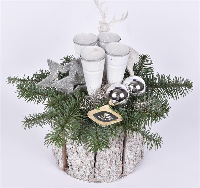 <h4>Hout schors rond 17cm</h4>