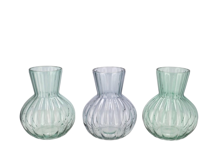 Feline Green Mix Vase Ass 17x22cm