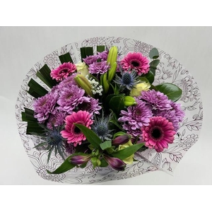 Boeket Twister roze