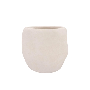 Lisboa White Pot 20x20x18cm