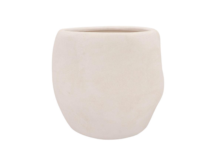 <h4>Lisboa White Pot 20x20x18cm</h4>