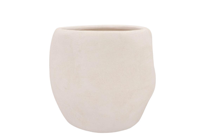 <h4>Lisboa White Pot 20x20x18cm</h4>