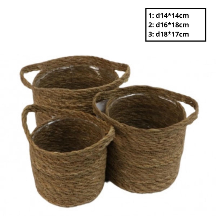 <h4>Manden sets Dash pot S/3 d18*17cm</h4>