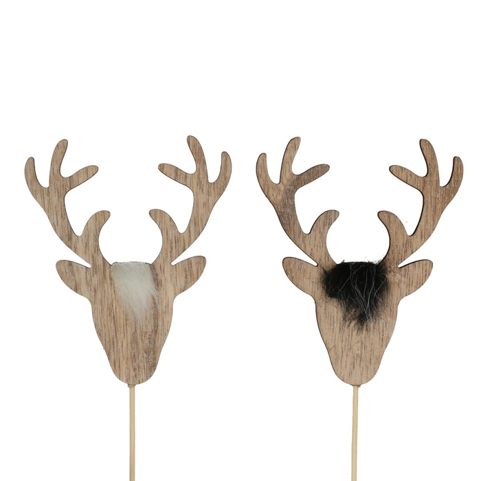 <h4>Christmas sticks 50cm Reindeer Sven 8cm</h4>